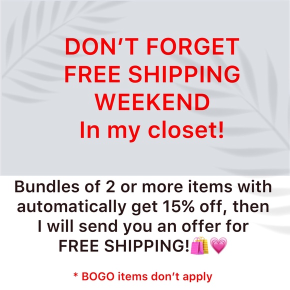 Free Shipping Weekend Offer - Picture 1 of 1